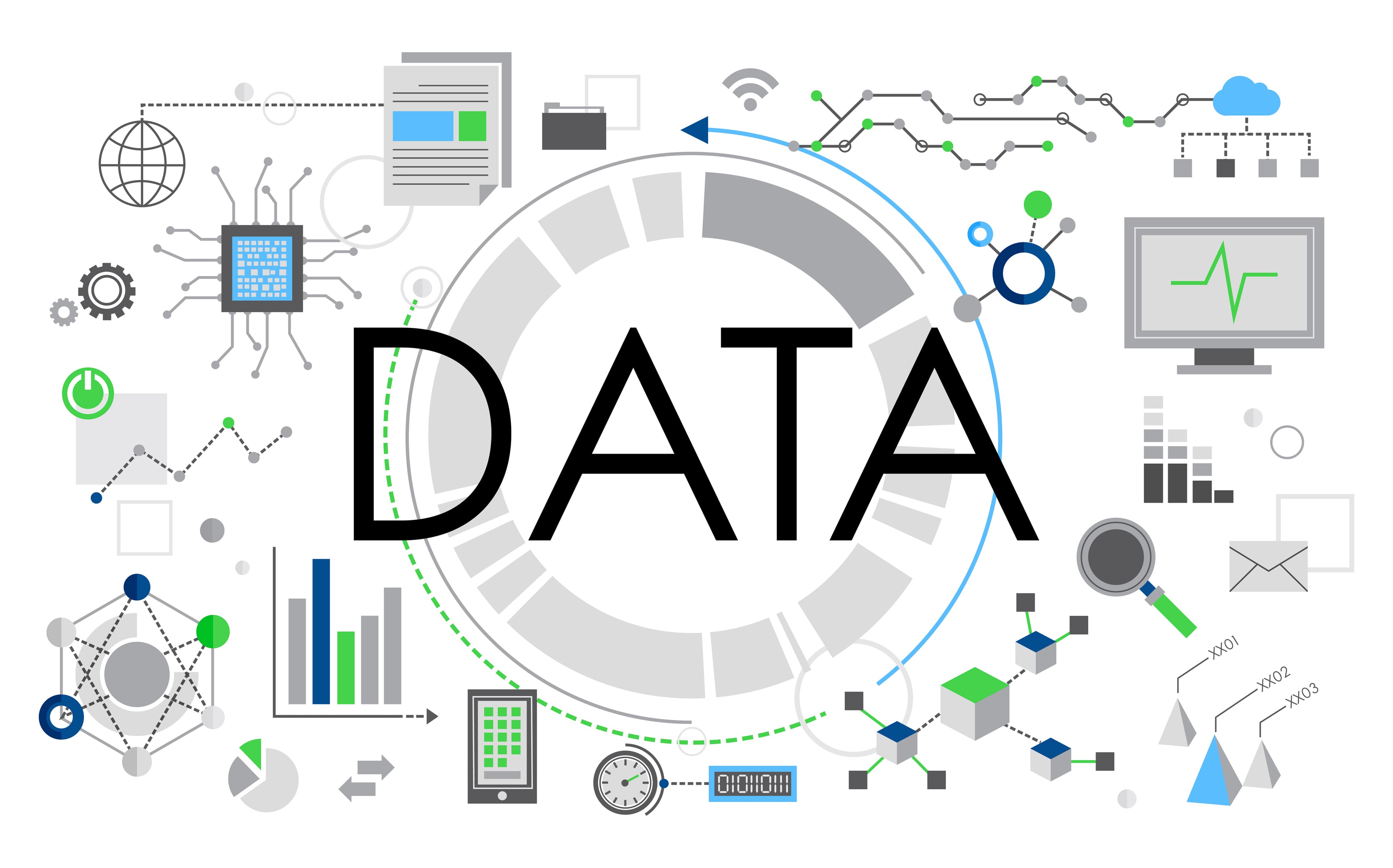 Data Scraping & Management illustration